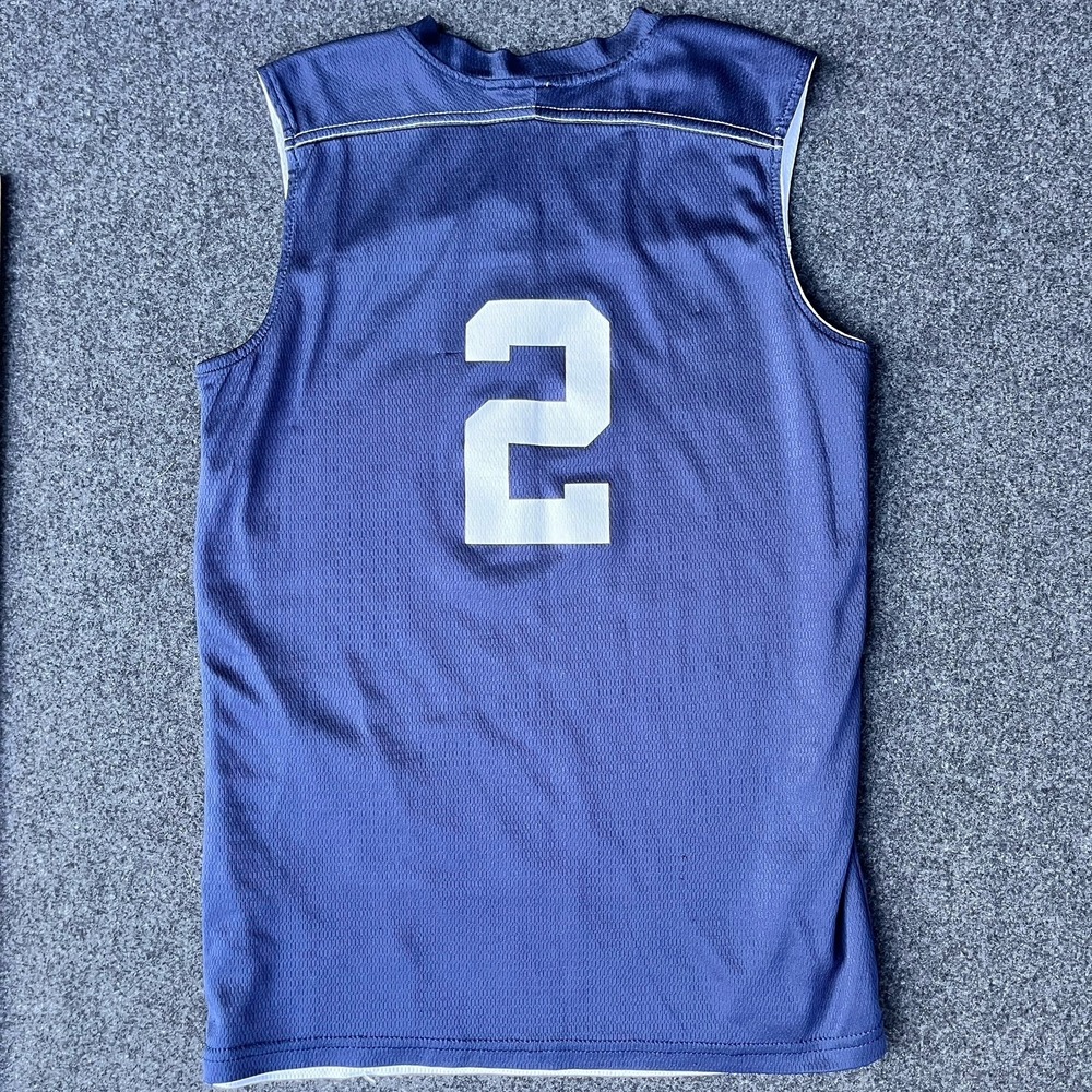 Youth NBA Alleson Athletic Denver Nuggets #2 Navy Reversible Mesh Jersey Size M - Picture 3 of 10